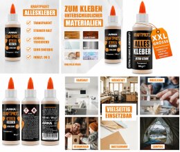 ARKA Kraftprotz 100ml transparenter Alleskleber...