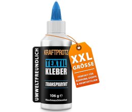 ARKA Kraftprotz Textilkleber 106 g - Stoffkleber Kleidung Textilien Stoff Kleber Upcycling