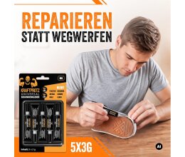 ARKA Kraftprotz 5x3g Set Gel Sekundenkleber extra stark Alleskleber