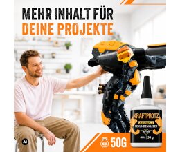 ARKA Kraftprotz 50g fluessig Sekundenkleber 3D Druck - PLA Filament Kleber ABS PETG TPU ASA