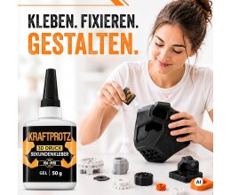 ARKA Kraftprotz 50g fluessig Sekundenkleber 3D Druck - PLA Filament Kleber ABS PETG TPU ASA