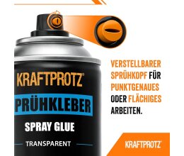 Arka Kraftprotz Sprühkleber 500 ml - Kraftsprühkleber Spray Kleber Schaumstoffkleber