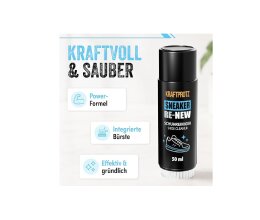 ARKA Kraftprotz Sneaker Re-New Schuhreiniger 50 ml - Schuh Reinigungsschaum gegen Flecken