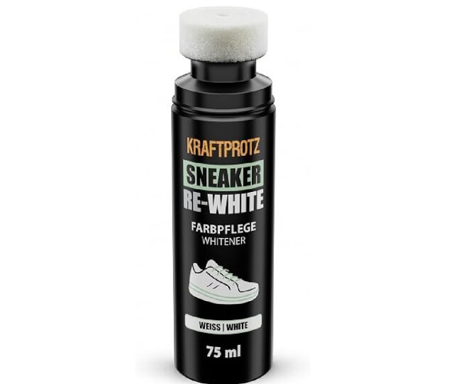 ARKA Kraftprotz Sneaker Re-White 75 ml - Schuhreiniger Schuhpflege Whitener Schuhfarbe Weiß